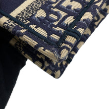 将图像加载到图库查看器中，Dior Oblique Book Tote NavyS5475ZRIW Canvas Size Mini
