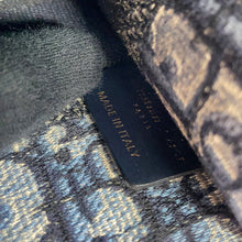 将图像加载到图库查看器中，Dior Oblique Book Tote NavyS5475ZRIW Canvas Size Mini
