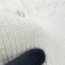 Load image into Gallery viewer, CHANEL cardigan Size 38 WhiteP79194 Cotton75% Polyamide24% Elastine1%
