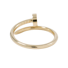 Load image into Gallery viewer, CARTIER Juste un Clou Ring Size SM/53/#13B4225900 18K Yellow Gold
