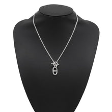 将图像加载到图库查看器中，HERMES Chaine d&#39;Ancre Amulette Necklace SV925
