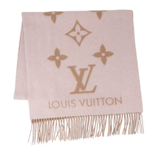 将图像加载到图库查看器中，LOUIS VUITTON Scarf, Reykjavik BeigeRoseM78908 Cashmere100%
