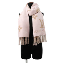 将图像加载到图库查看器中，LOUIS VUITTON Scarf, Reykjavik BeigeRoseM78908 Cashmere100%
