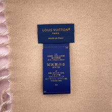 将图像加载到图库查看器中，LOUIS VUITTON Scarf, Reykjavik BeigeRoseM78908 Cashmere100%
