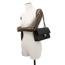 Load image into Gallery viewer, CHANEL Matelasse W Flap W Chain Shoulder BlackA01113 Lambskin Size 23
