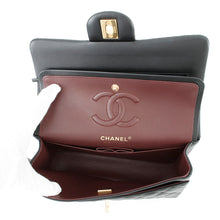 Load image into Gallery viewer, CHANEL Matelasse W Flap W Chain Shoulder BlackA01113 Lambskin Size 23
