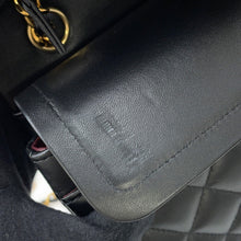 Load image into Gallery viewer, CHANEL Matelasse W Flap W Chain Shoulder BlackA01113 Lambskin Size 23
