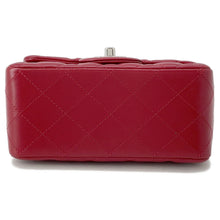 Load image into Gallery viewer, CHANEL Mini Matelasse Single Chain Shoulder Bag RedA35200 Lambskin
