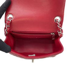 Load image into Gallery viewer, CHANEL Mini Matelasse Single Chain Shoulder Bag RedA35200 Lambskin
