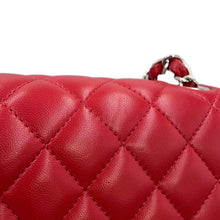 Load image into Gallery viewer, CHANEL Mini Matelasse Single Chain Shoulder Bag RedA35200 Lambskin
