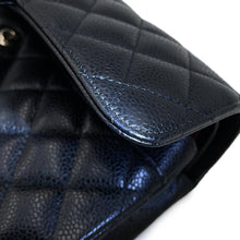 Load image into Gallery viewer, CHANEL Matelasse W-Flap W-Chain Shoulder Bag BlackA01113 Caviar Leather Size 23
