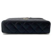 Load image into Gallery viewer, CHANEL Matelasse Vanity Chain Shoulder Bag BlackAP4385 Caviar Leather
