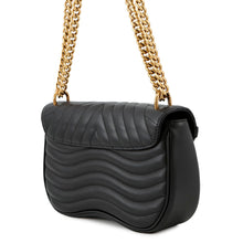将图像加载到图库查看器中，LOUIS VUITTON New Wave Chain Bag NoirM51498 Calf Leather Size MM

