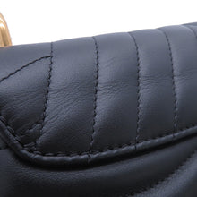 将图像加载到图库查看器中，LOUIS VUITTON New Wave Chain Bag NoirM51498 Calf Leather Size MM
