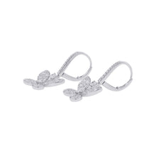 Load image into Gallery viewer, GRAFF Pavé Butterfly Mini Diamond Drop EarringsRGE1167 18K White Gold
