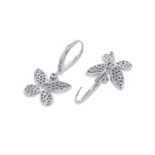 Load image into Gallery viewer, GRAFF Pavé Butterfly Mini Diamond Drop EarringsRGE1167 18K White Gold
