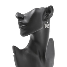 Load image into Gallery viewer, GRAFF Pavé Butterfly Mini Diamond Drop EarringsRGE1167 18K White Gold
