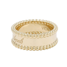 Load image into Gallery viewer, Van Cleef &amp; Arpels Perlée Senior Tulle Ring Size 53/#13VCAR03Y653 18K Yellow Gold
