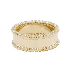 将图像加载到图库查看器中，Van Cleef &amp; Arpels Perlée Senior Tulle Ring Size 53/#13VCAR03Y653 18K Yellow Gold
