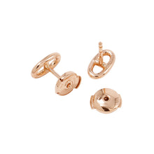 将图像加载到图库查看器中，HERMES Chaine d&#39;Ancre Farandole Earrings Size TPM 18K Pink Gold
