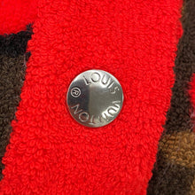 Load image into Gallery viewer, LOUIS VUITTON Monogram Jungle Dot Poncho Brown/RedM71123 Cotton100%
