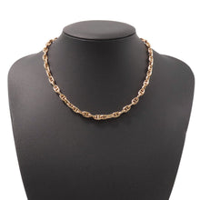 将图像加载到图库查看器中，HERMES Chaine d'Ancre 62 frames Necklace Size TPM 18K Pink Gold
