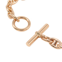 Load image into Gallery viewer, HERMES Chaine d&#39;Ancre 26 frames Bracelet Size TPM 18K Pink Gold
