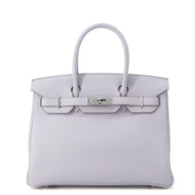 将图像加载到图库查看器中，HERMES Birkin Green Pantan Togo Leather Size 30
