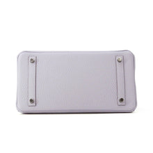 将图像加载到图库查看器中，HERMES Birkin Green Pantan Togo Leather Size 30
