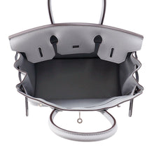 将图像加载到图库查看器中，HERMES Birkin Green Pantan Togo Leather Size 30
