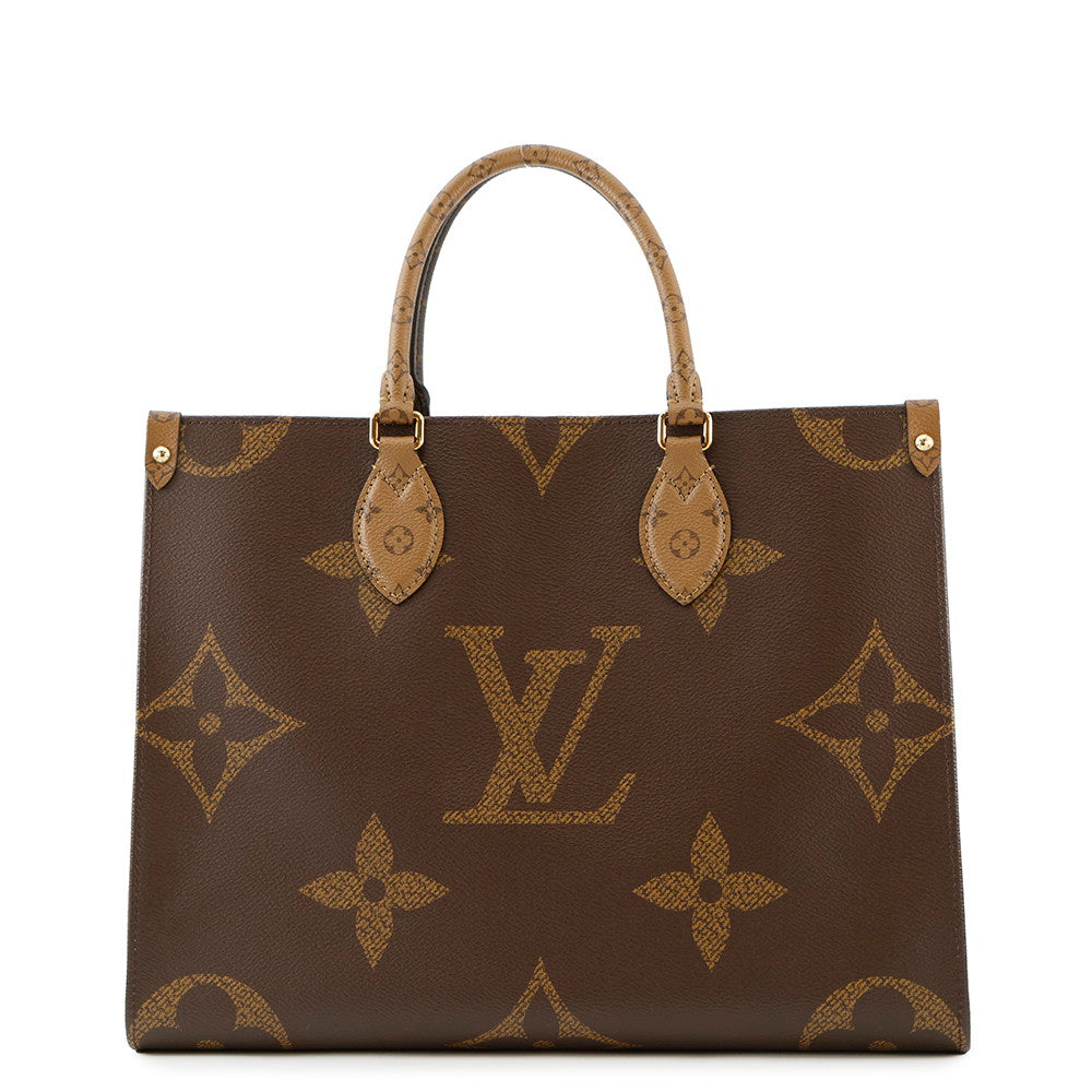 LOUIS VUITTON Onthego RedM45321 Monogram Monogram Reverse Canvas Monogram Giant Size MM