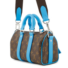 Load image into Gallery viewer, LOUIS VUITTON Keepall Bandouliere Gaston BlueM12609 Monogram ・Macassar Color Mania Size 25
