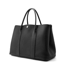 将图像加载到图库查看器中，HERMES Garden Party Black Negonda Leather Size PM
