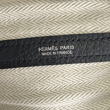 将图像加载到图库查看器中，HERMES Garden Party Black Negonda Leather Size PM
