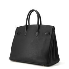 将图像加载到图库查看器中，HERMES Birkin Black Togo Leather Size 35

