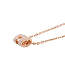 将图像加载到图库查看器中，HERMES Pop Ash Necklace Rose Dragee Lacquer Gold Plated
