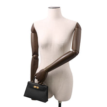 Load image into Gallery viewer, HERMES Mini Kelly 2 Black Epsom
