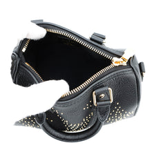 将图像加载到图库查看器中，LOUIS VUITTON Nano Speedy NoirM46745 Monogram Empreinte Leather(Studded) Size Nano
