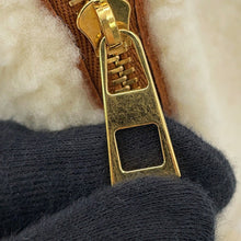 将图像加载到图库查看器中，LOEWE Bunny Bag Natural/Brown121.67.T35 Shearling Calf Leather Size Mini
