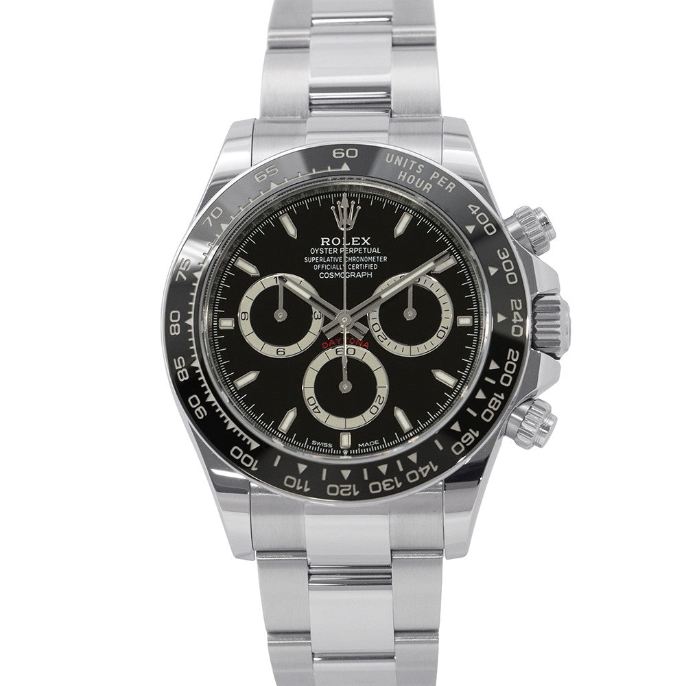 ROLEX Cosmograph Daytona W40mm Stainless Steel Black Dial126500LN