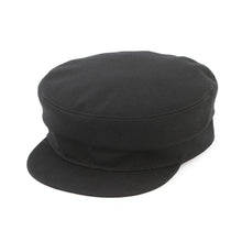 Load image into Gallery viewer, HERMES Julietta Seashell Cap Size 57 Black Cotton100%
