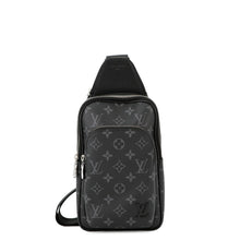将图像加载到图库查看器中，LOUIS VUITTON Avenue Sling Bag NoirM47137 Monogram Eclipse Size PM
