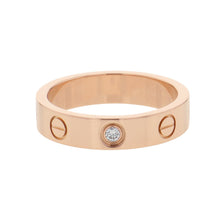 将图像加载到图库查看器中，CARTIER Love Ring Small Model Size 48/#8/SMB4050700 18K Pink Gold
