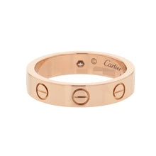 将图像加载到图库查看器中，CARTIER Love Ring Small Model Size 48/#8/SMB4050700 18K Pink Gold
