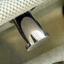 将图像加载到图库查看器中，HERMES Herbag zip Black/Vert Moyen Vache Hunter Leather Toile H Size Mini
