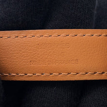 将图像加载到图库查看器中，HERMES Kelly Belt Black Epsom
