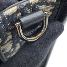 Load image into Gallery viewer, Dior Oblique Jacquard Safari North/South 2-way Tote Bag Navy2ESWS017YKY Canvas Leather Size Mini
