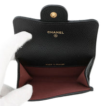 Load image into Gallery viewer, CHANEL Matelasse Classic Card Case BlackAP0214 Caviar Leather
