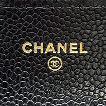 Load image into Gallery viewer, CHANEL Matelasse Classic Card Case BlackAP0214 Caviar Leather
