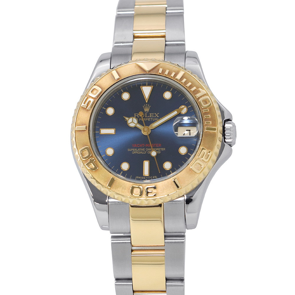 ROLEX Yacht-Master W34mm Stainless Steel K18YG Blue Dial68623
